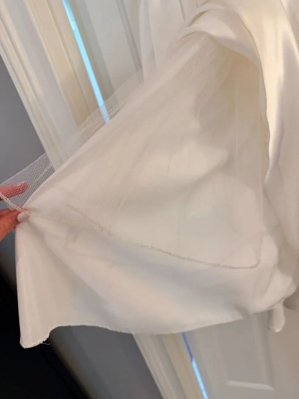 Satin Flower Girl Dress (size 7/8)